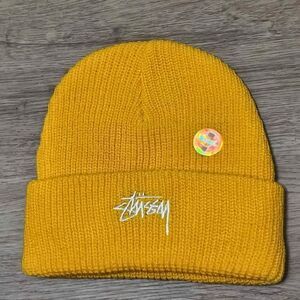 Stüssy Blue Knit Beanie Hat Unisex One Size Streetwear Winter Cap